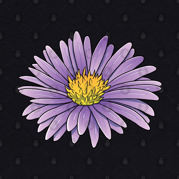 Aster flower lover by Graphic Garden